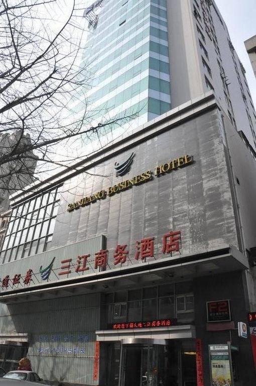 Dalian San Jiang Business Hotel Exterior foto